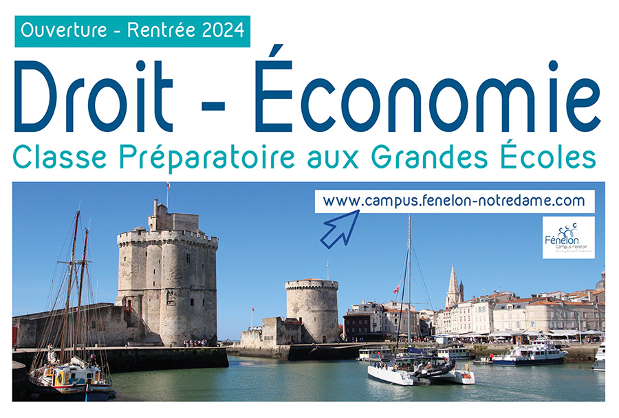 Interview de Cédric Jossier, responsable de la CPGE Droit Économie sur le Campus Fénelon - Enseignement supérieur de La Rochelle.