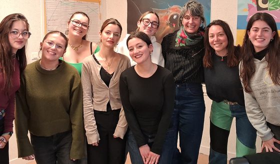 Visite des Francofolies par les étudiantes de BTS Tourisme du Campus Fénelon Notre-Dame de La Rochelle.