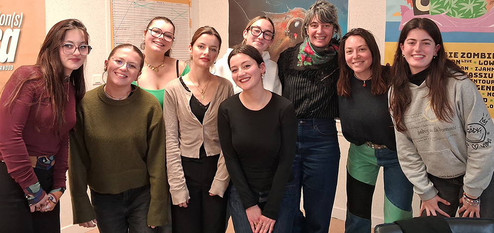 Visite des Francofolies par les étudiantes de BTS Tourisme du Campus Fénelon Notre-Dame de La Rochelle.